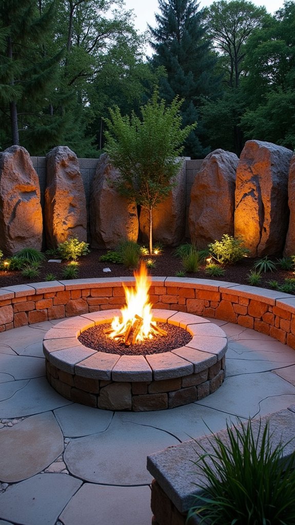 rock wall aesthetic enhancement