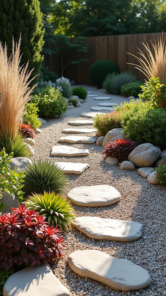 rocks and gravel combination