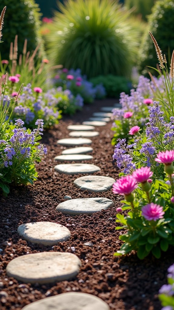 rocks and mulch harmony