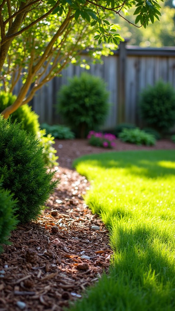 rustic bark mulch charm