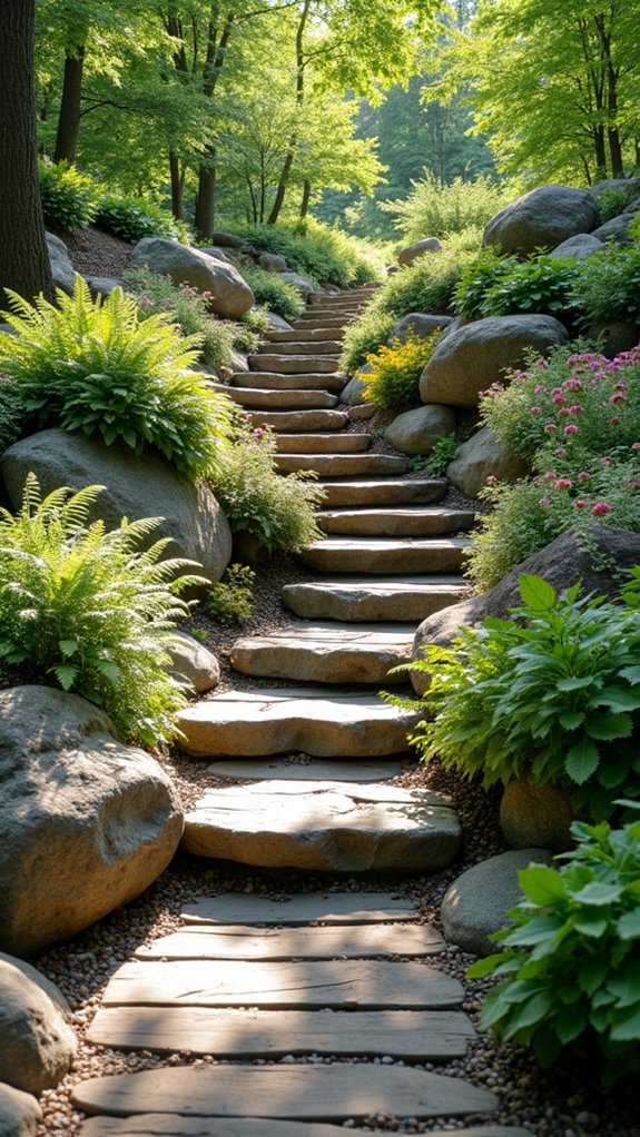 rustic charm in gardens