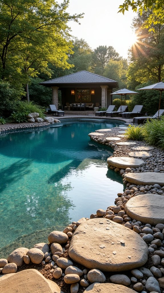 rustic natural stone borders