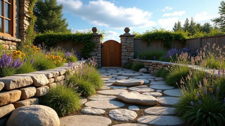 rustic rock landscaping ideas