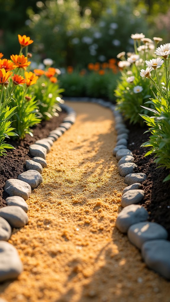 sand mulch enhances drainage