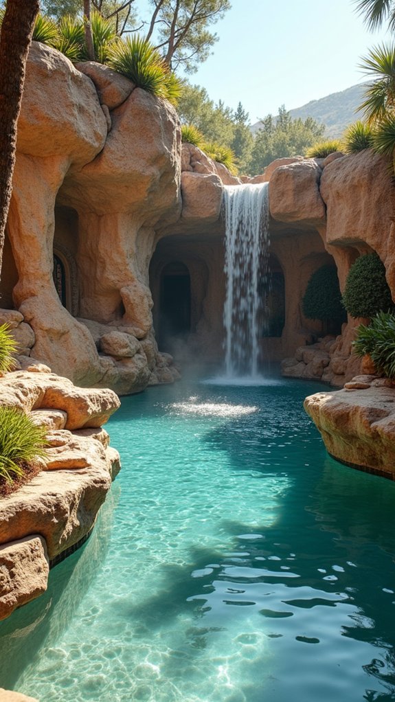 sculptural rock focal points