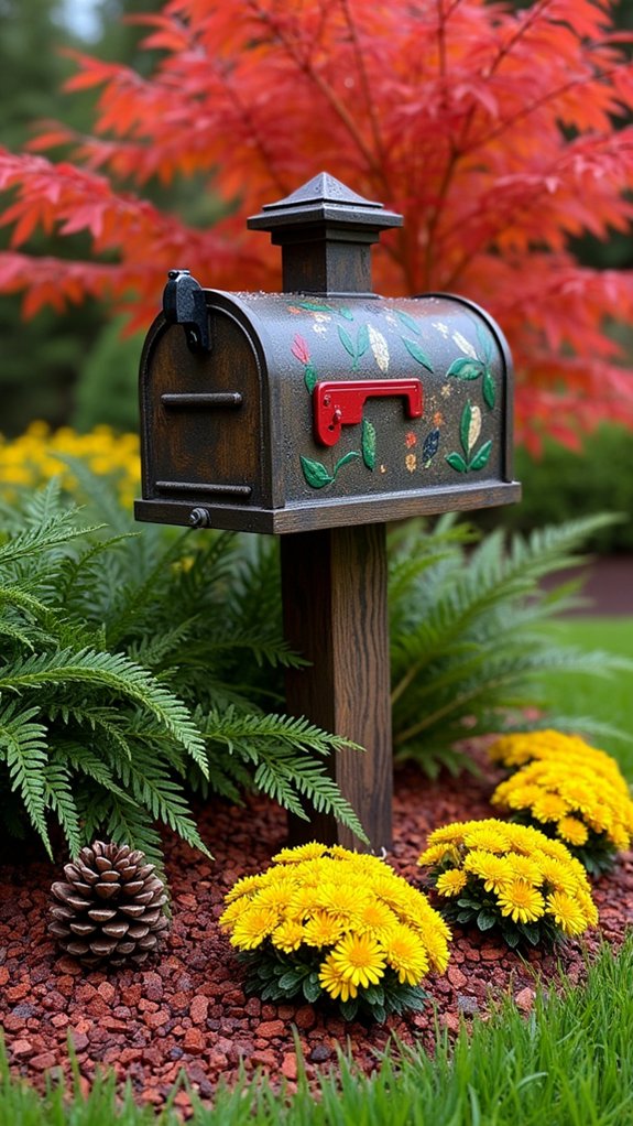 seasonal mailbox landscaping ideas
