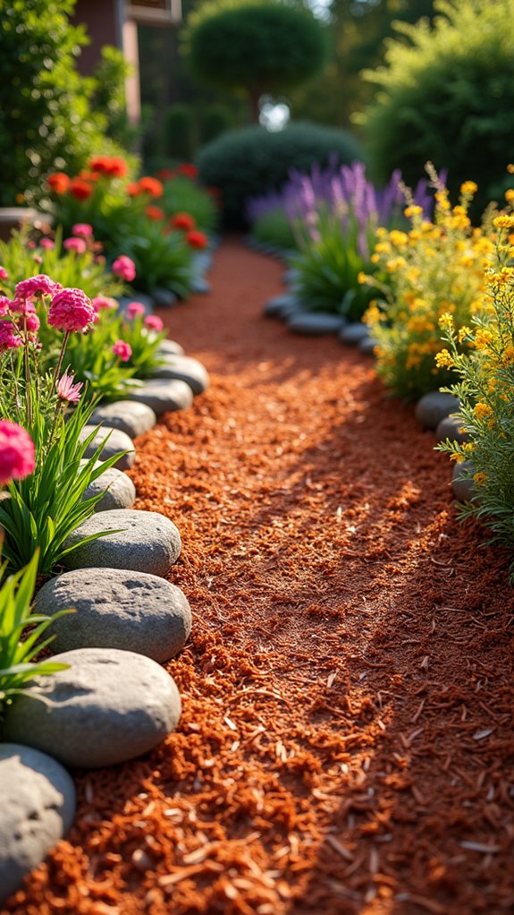 seasonal mulch color rotation