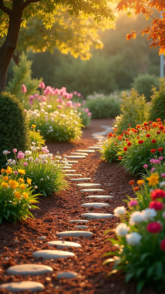 seasonal mulch for garden