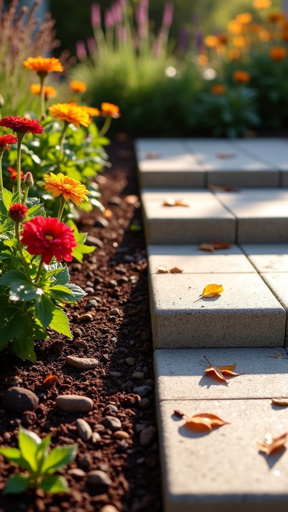 seasonal mulch garden enhancement
