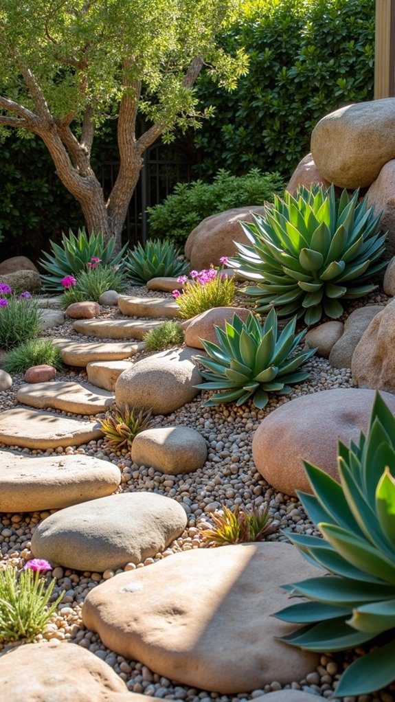 serene coastal pebble retreat
