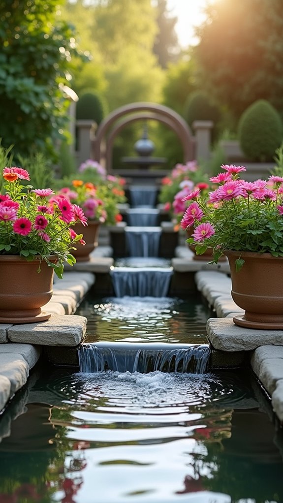 serene water feature oasis
