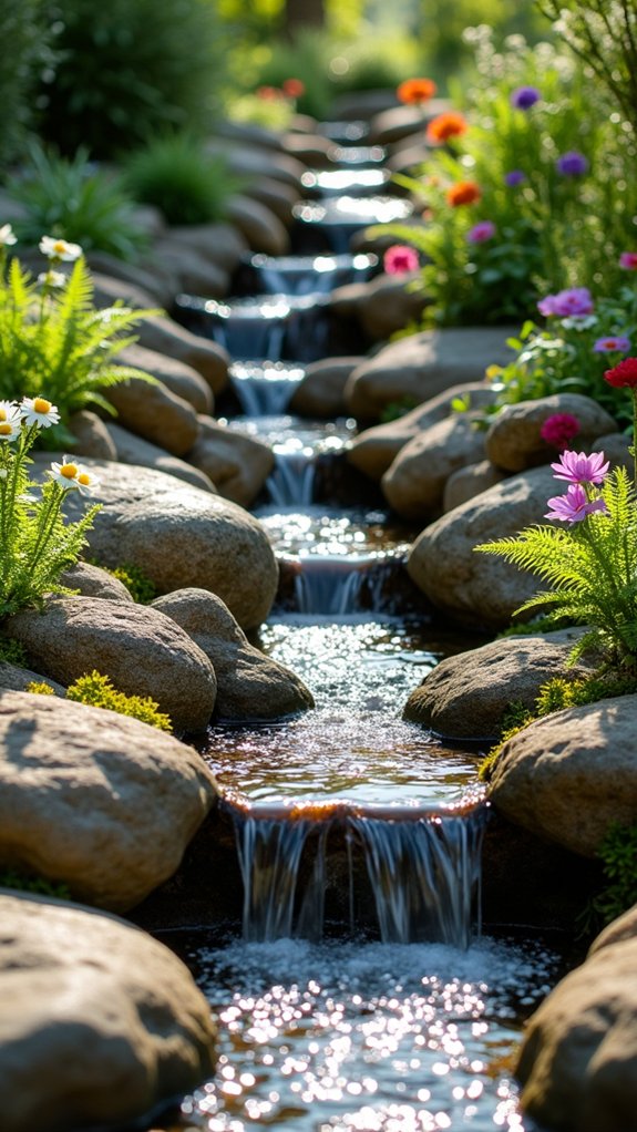 serene water feature oasis