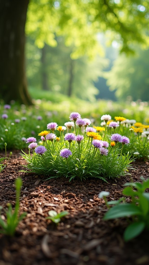 shade tolerant wildflower meadow transformation