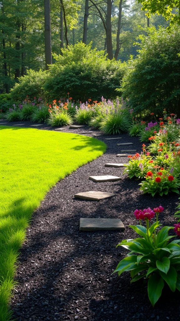 sleek modern garden enhancement