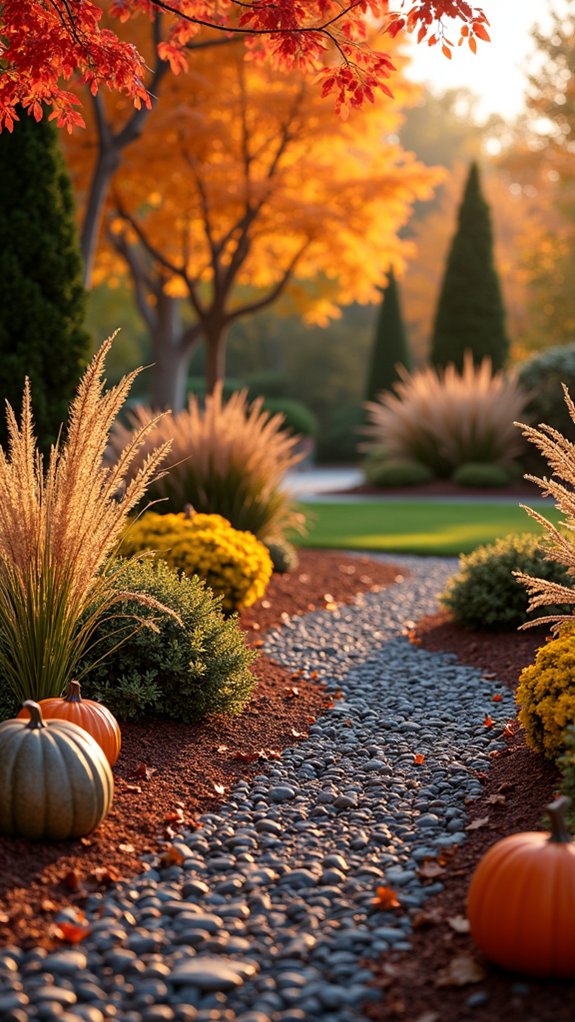 sleek modern low maintenance landscaping