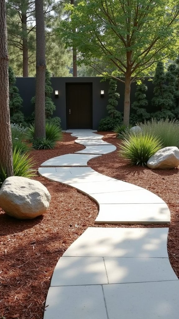 sleek pine needle mulch