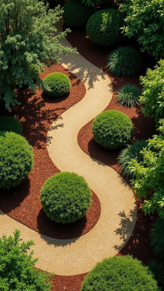 soft flowing tree ring designs