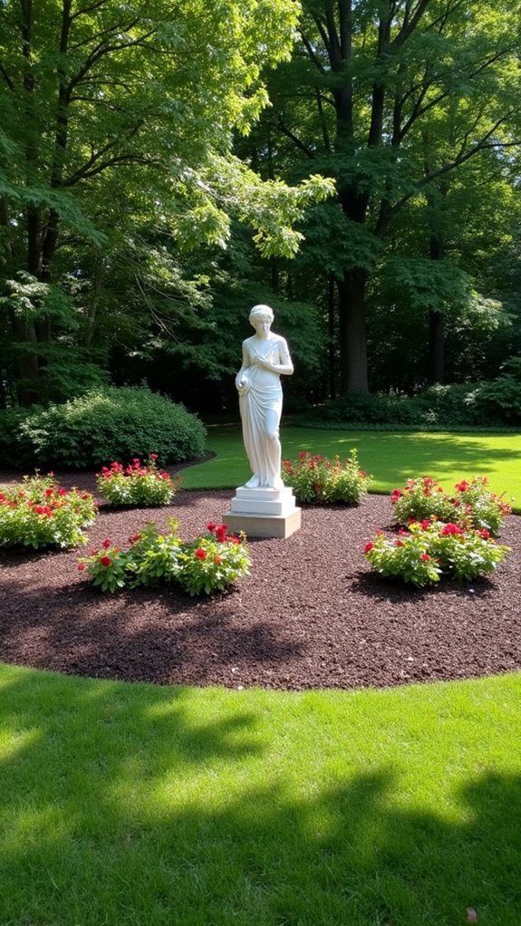 statues enhance garden aesthetics