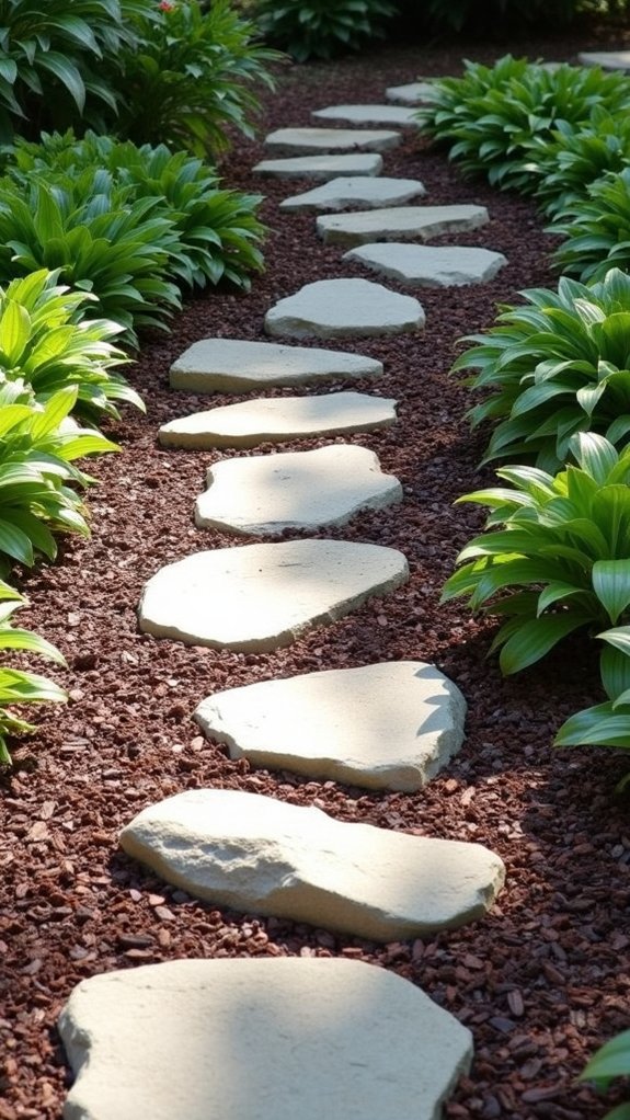 stones mulch and ground cover