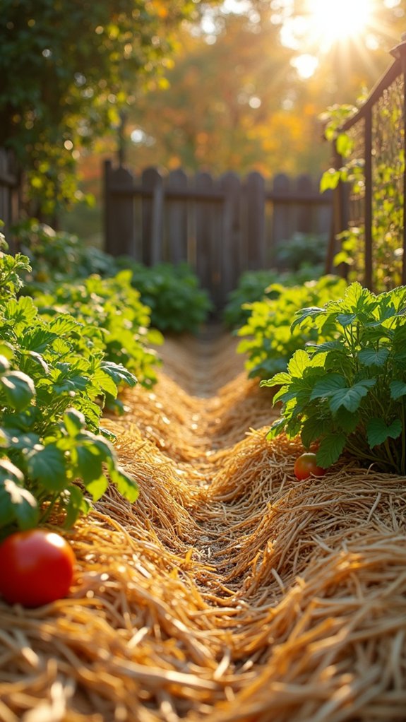 straw mulch benefits for gardening