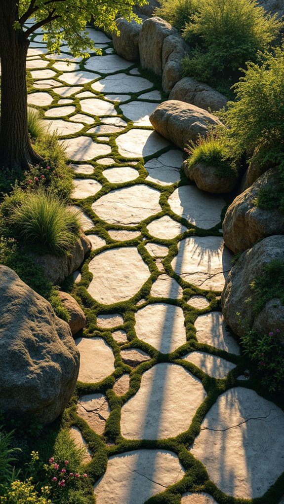 stunning durable natural stone pathways