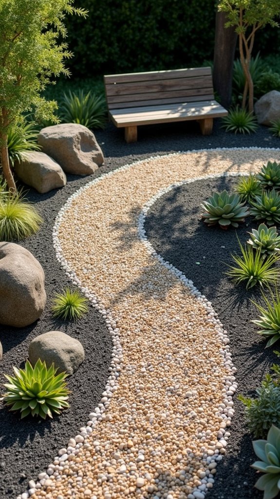 stylish low maintenance landscape solution