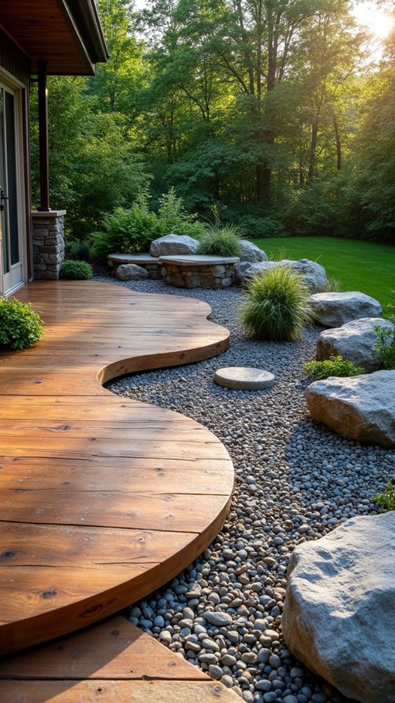 stylish low maintenance seating areas