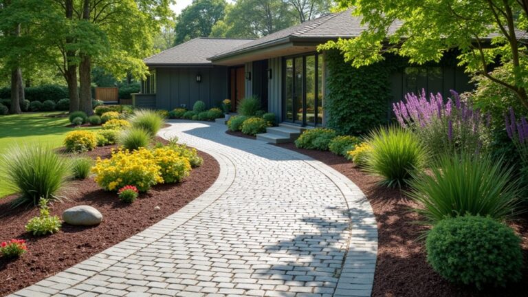 stylish mulch landscaping ideas