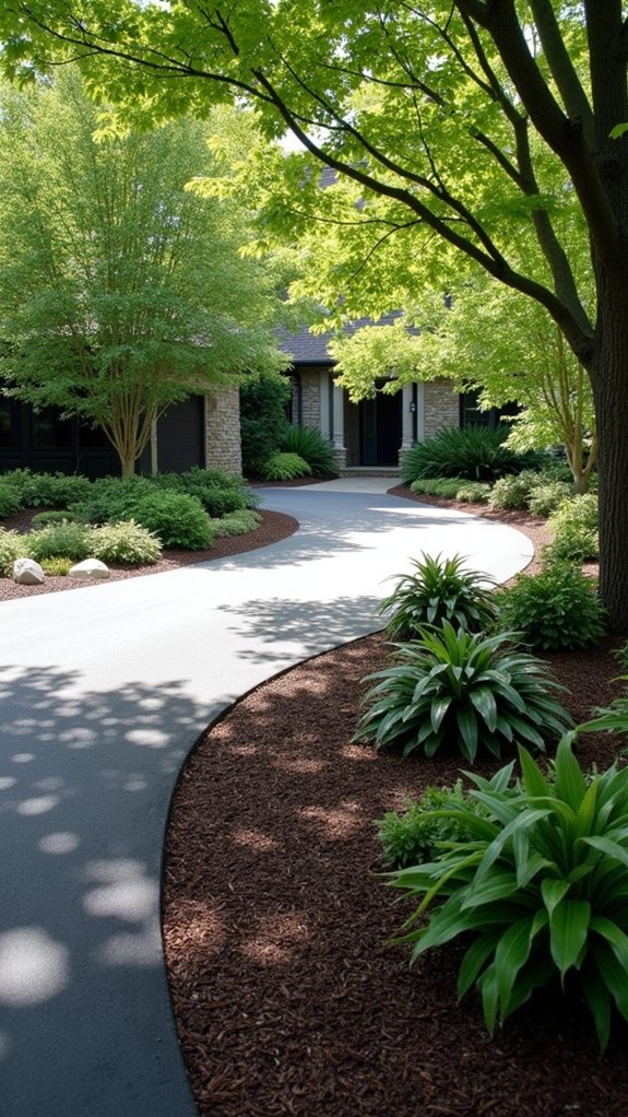 subtle mulch enhances landscapes