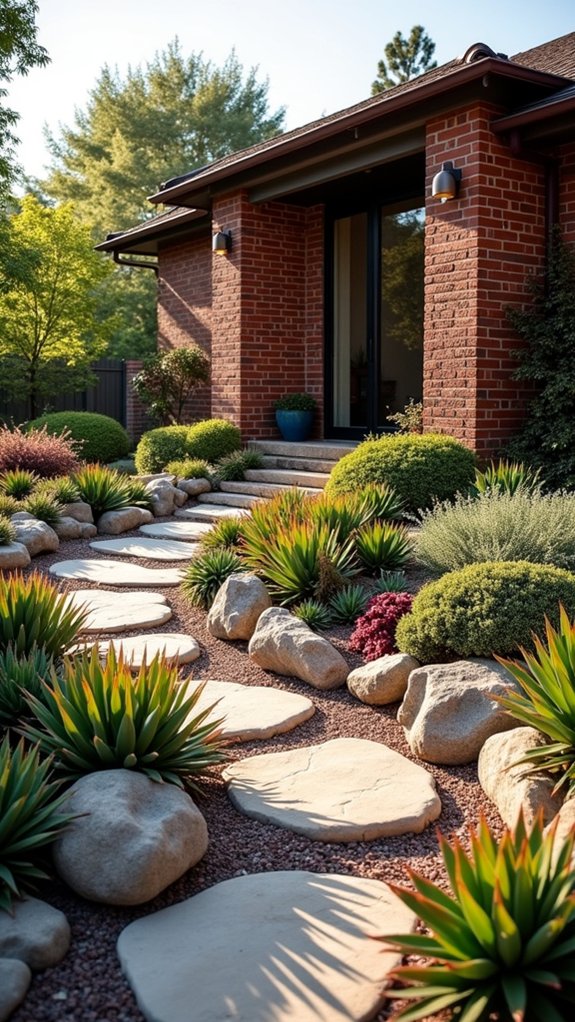 succulent rock garden aesthetics