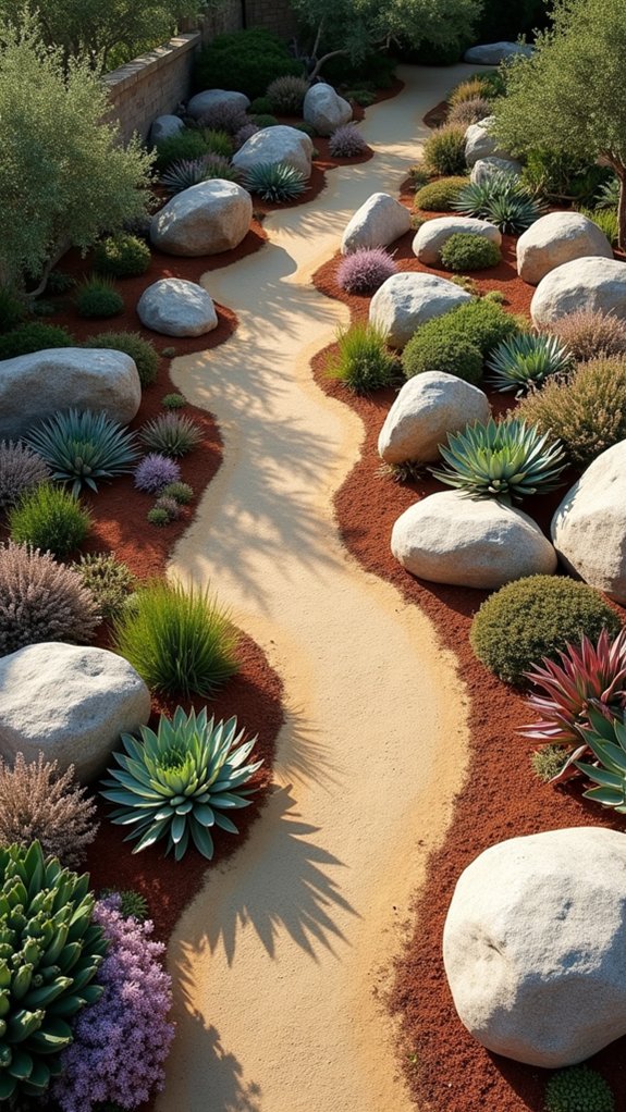 succulents and stones harmony