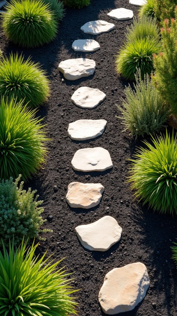 sustainable black mulch gardening