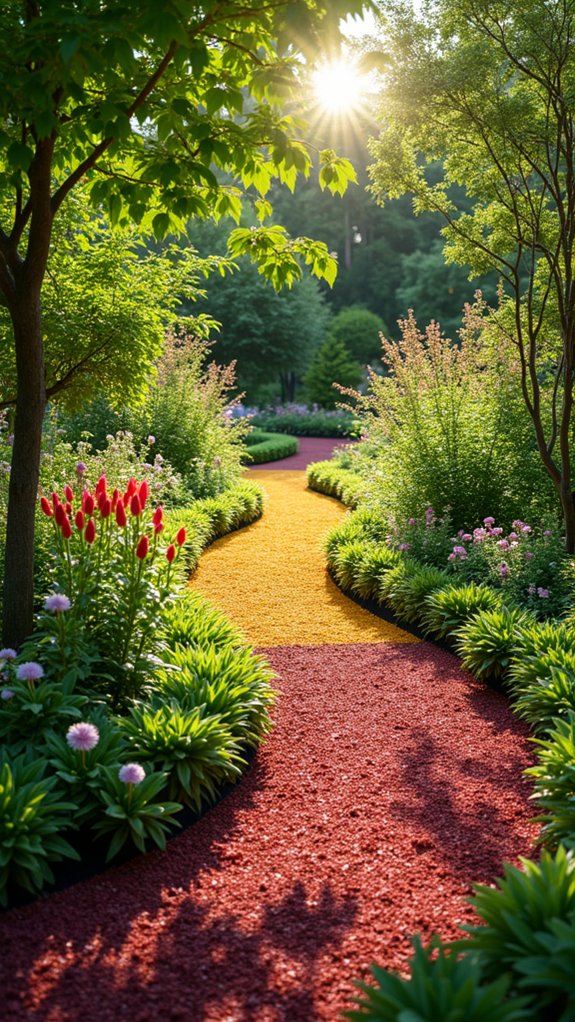 sustainable recycled rubber mulch