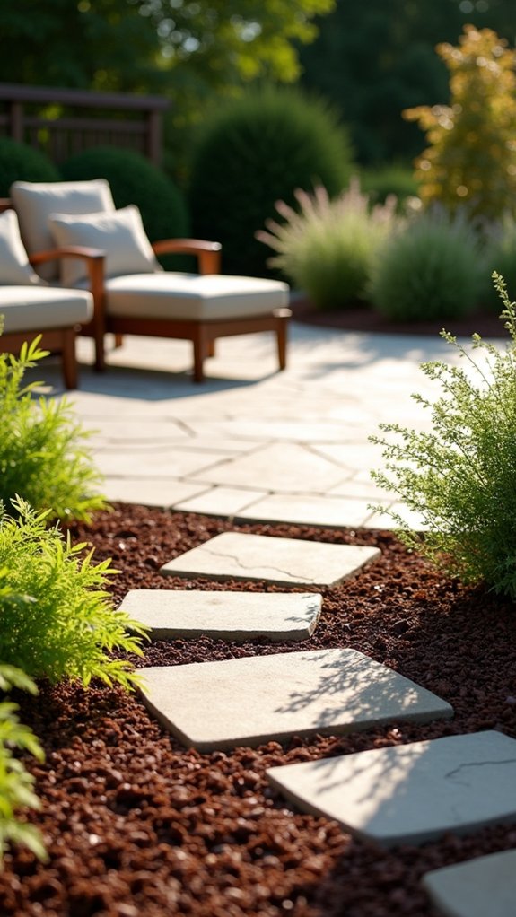 textural contrast enhances landscape