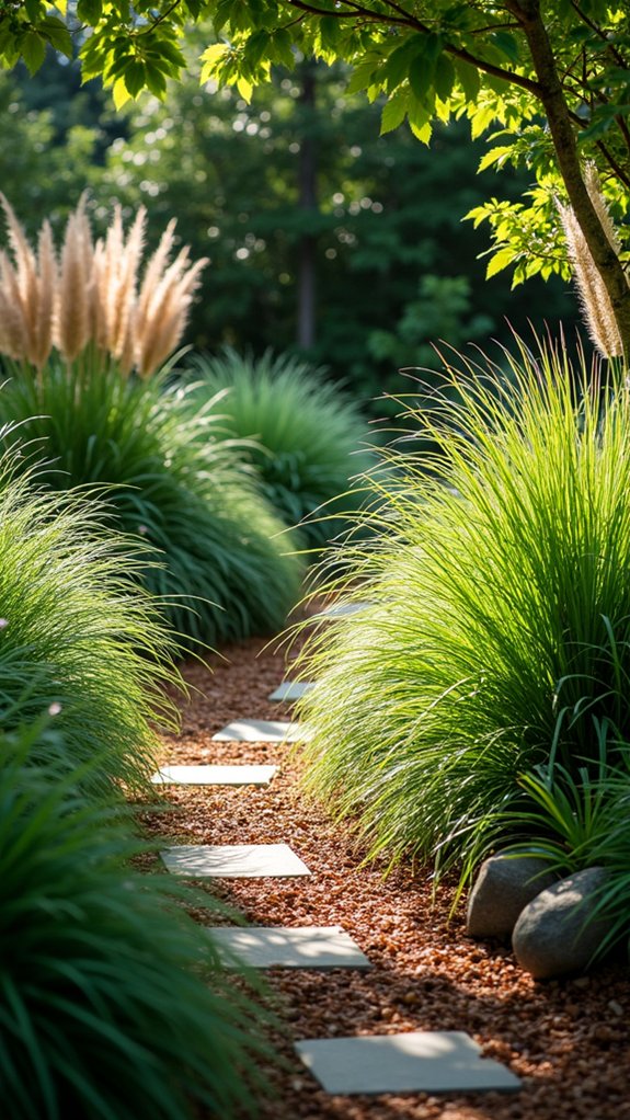 textured grasses enhance movement