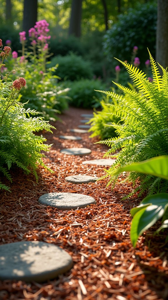 textured moisture retaining mulch