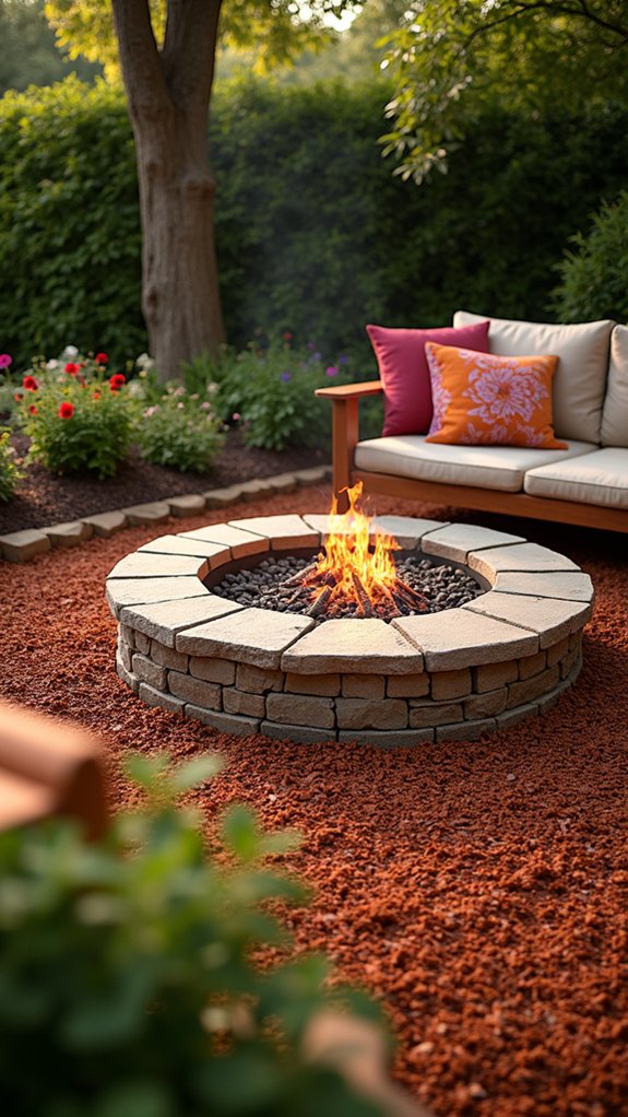 themed fire pit ambiance