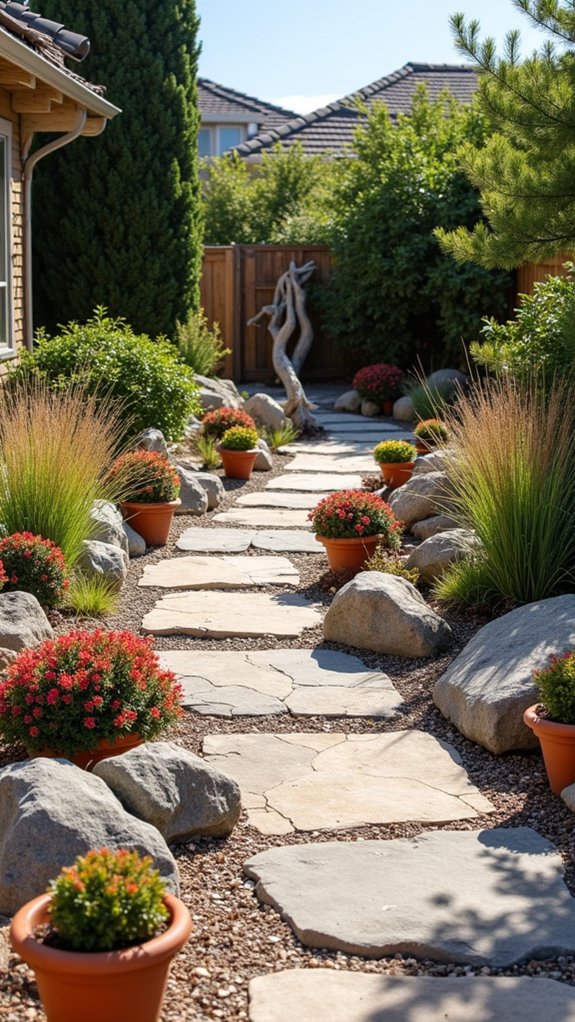 themed rock landscape design