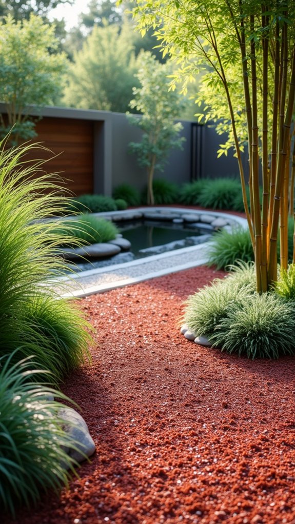 tranquil contemporary zen garden