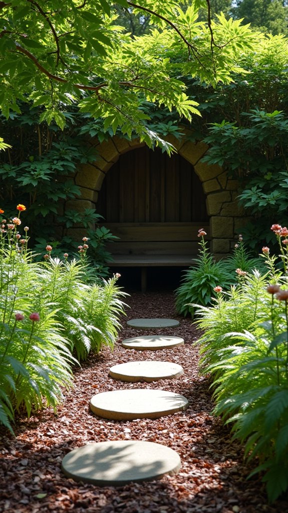 tranquil meditation area design