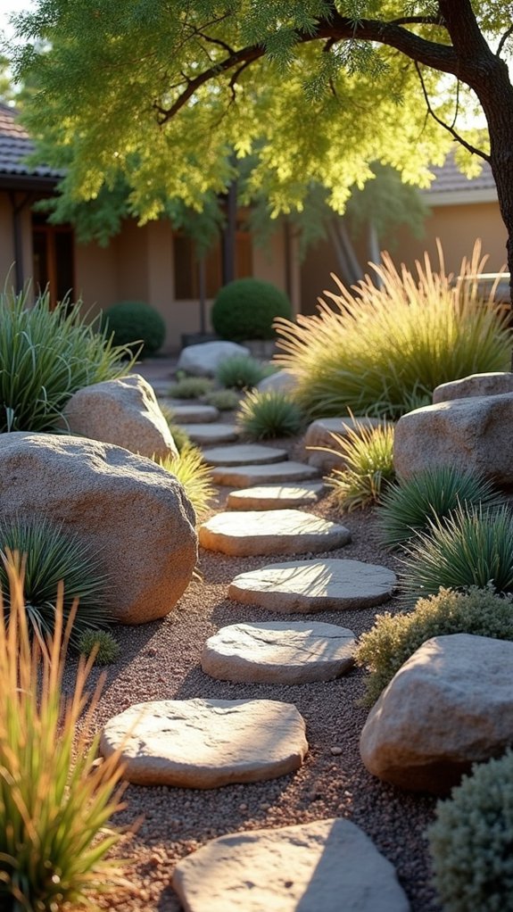 transform garden with boulders