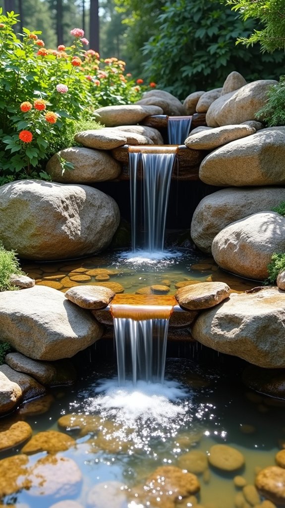 transform garden with fountains