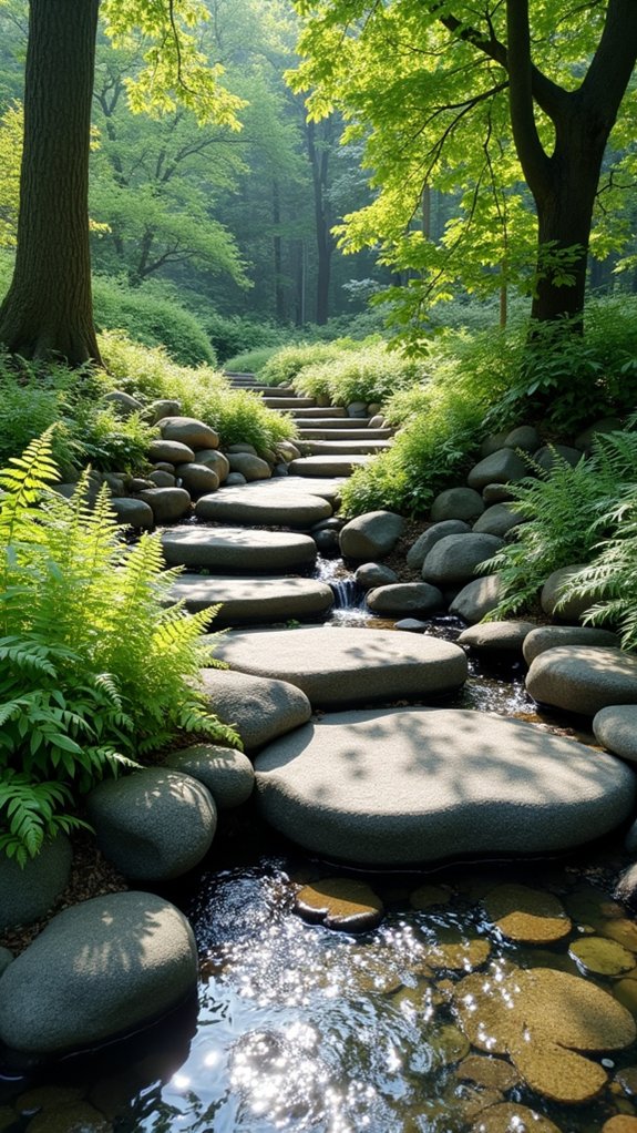 transform landscape with river rocks