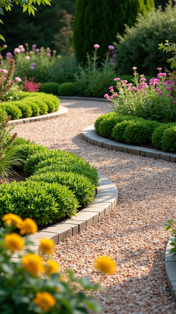 transformative decorative gravel features