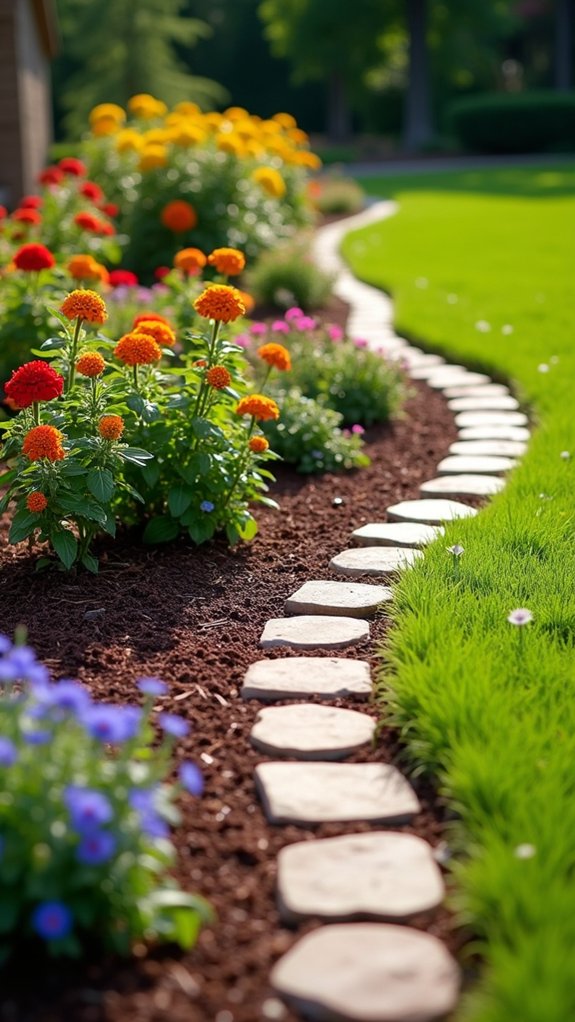 transformative garden stone borders