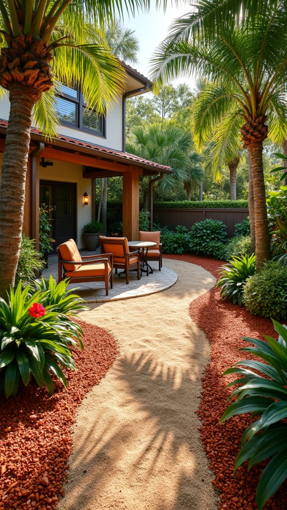 tropical backyard oasis ideas