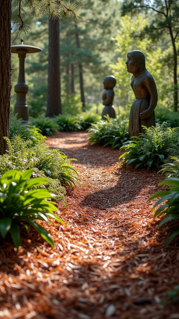 unique garden sculptures enhance