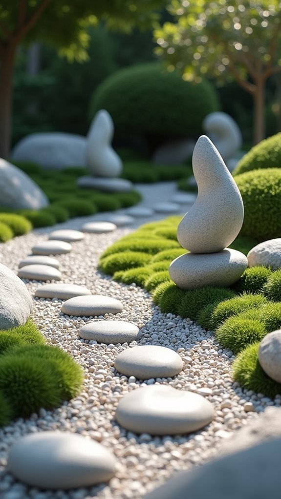unique sculptures enhance landscapes