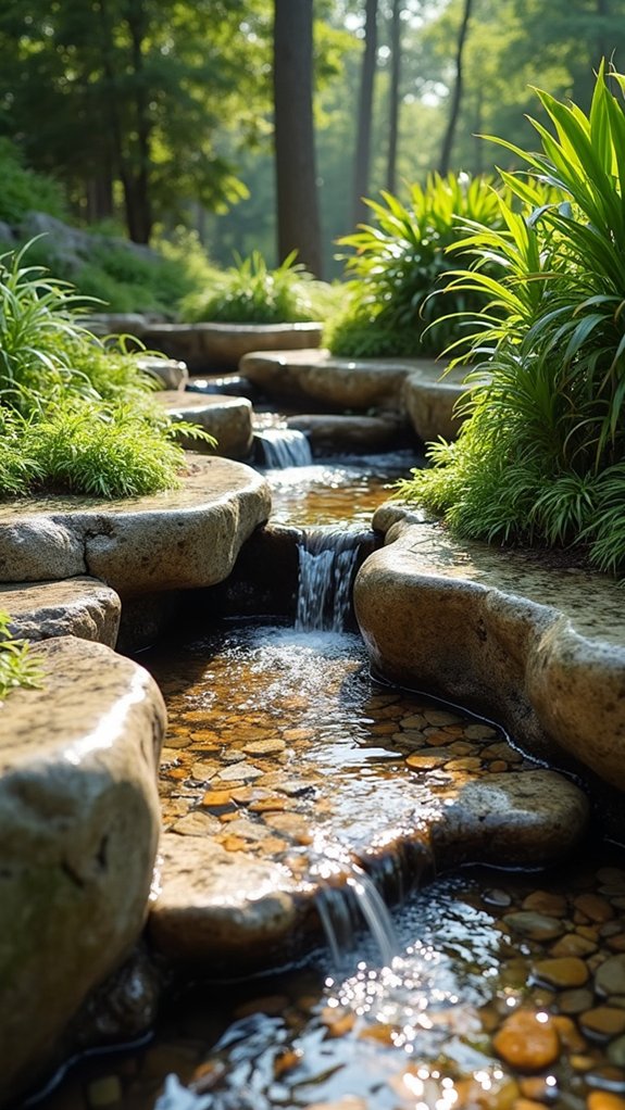unique stone garden planters