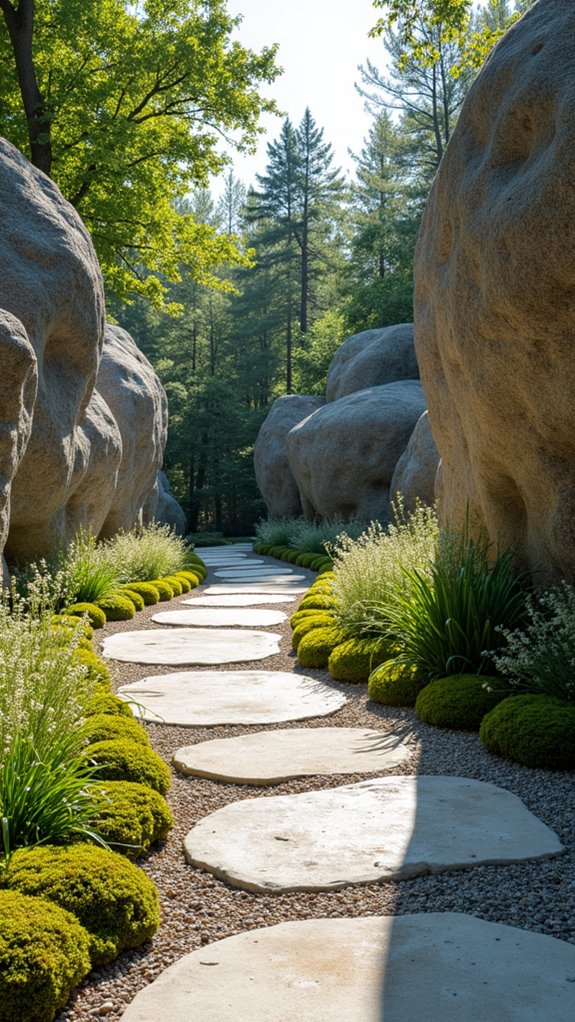 unique stones enhance driveways